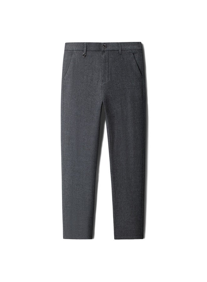 Fapai Contains Wool] Versatile Men's Business Casual Trousers, Draped Stretch Straight-leg Pants, Casual Trousers For Men - Image 3