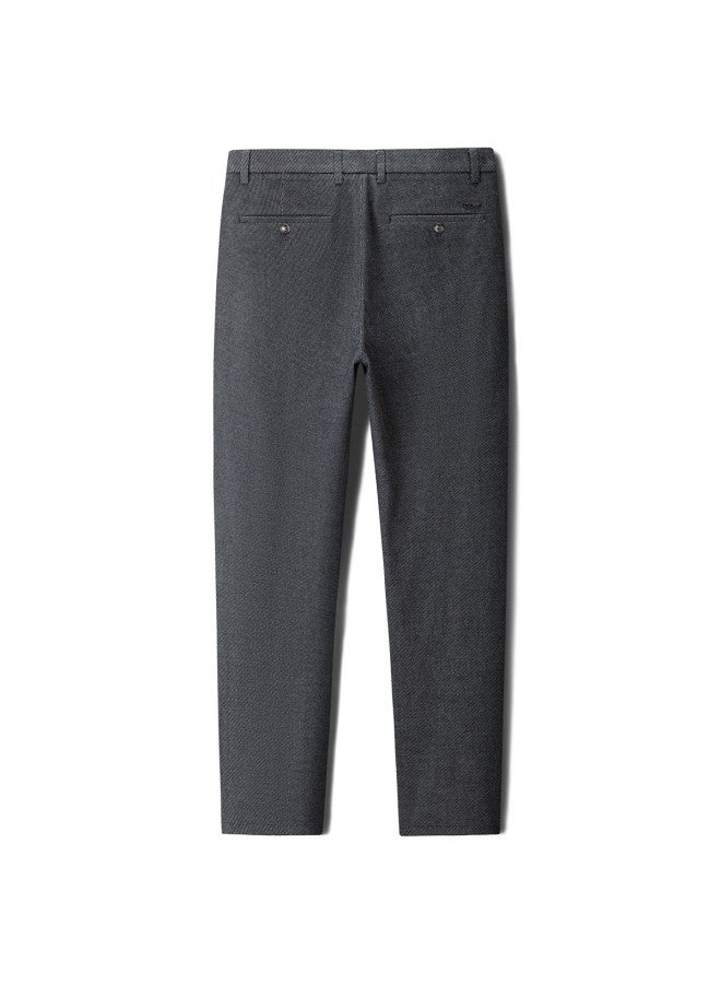 Fapai Contains Wool] Versatile Men's Business Casual Trousers, Draped Stretch Straight-leg Pants, Casual Trousers For Men - Image 4