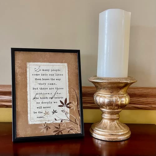 DEXSA So Many People Wood Framed Plaque - Made in the USA - 6.5"x8.5" Frame Wall & Tabletop Decoration | Easel & Hanging Hook | Those Precious Few who Touch Our Hearts so Deeply we Will Never be The Same - Image 2