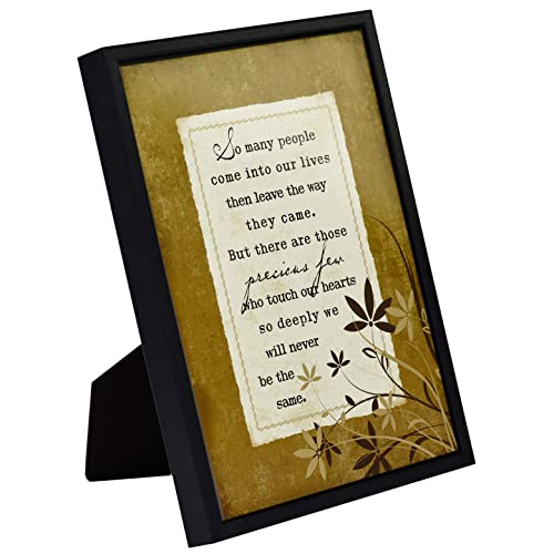 DEXSA So Many People Wood Framed Plaque - Made in the USA - 6.5"x8.5" Frame Wall & Tabletop Decoration | Easel & Hanging Hook | Those Precious Few who Touch Our Hearts so Deeply we Will Never be The Same - Image 3