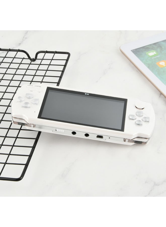 X6 Game Machine 4.3 Large Screen Nostalgic Handheld 128 Arcade Retro Handheld Game Machine PSP Game Machine Spot-Product Color:Blue-Model:X6 Special Edition - Image 2