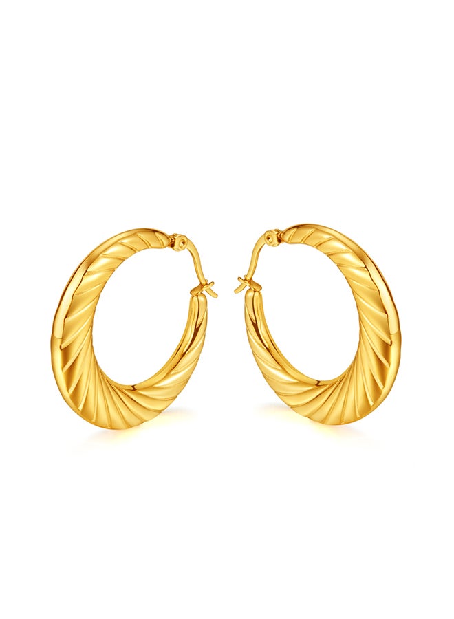 Irregular Hollow Thread Earrings Niche High-End Personality Exaggerated Earrings For Women - Image 1