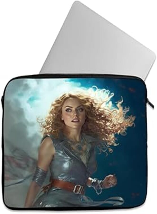 Laptop Sleeve 15.6 & 15 Inch Protective Case With Zipper Carrying Bag Laptop Sleeve Laptop Sleeve Laptop Sleeve 15.6 & 15 Inch-Tat Casual Printed Laptop Sleeve Lap 5049