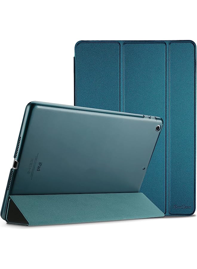 Ipad 9.7 Case 2018 Ipad 6Th Generation Case / 2017 Ipad 5Th Generation Case - Ultra Slim Lightweight Stand Case With Translucent Frosted Back Smart Cover For Apple Ipad 9.7 Inch -Teal
