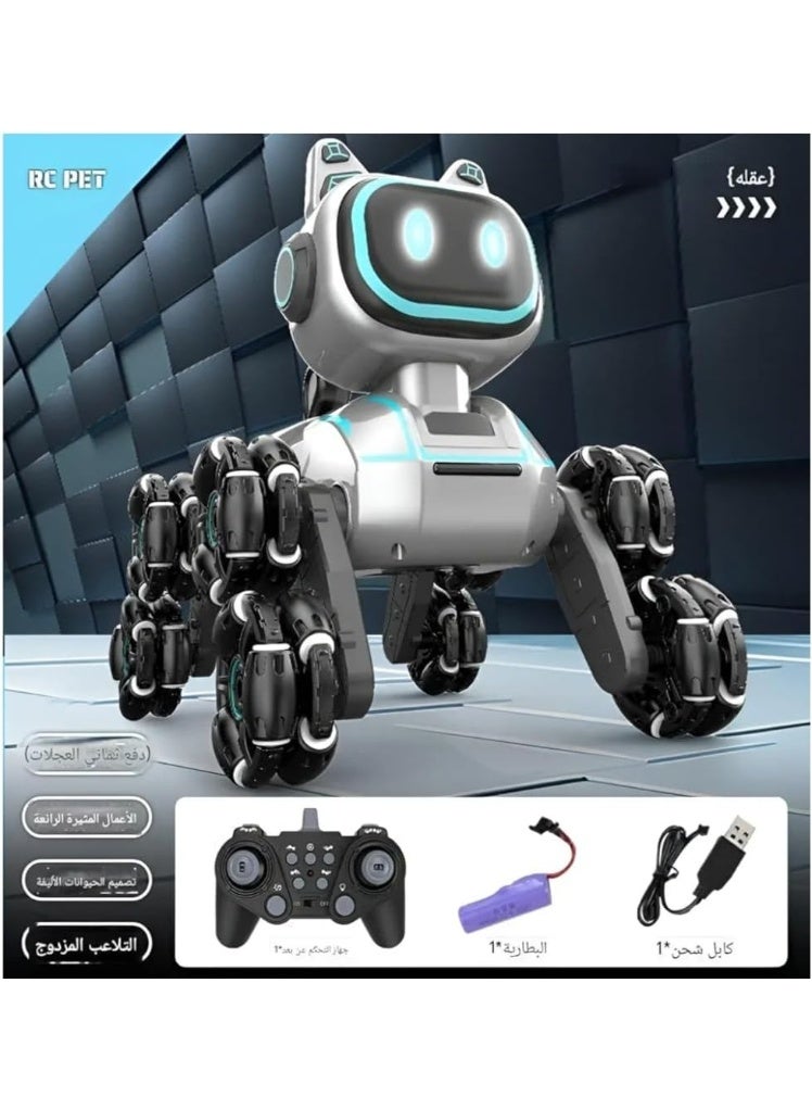 A smart toy robot with a 2.4GB remote control, 8 pages, 13 channel controls, and interactive learning electronic trick abilities. (No control horse included) - Image 4