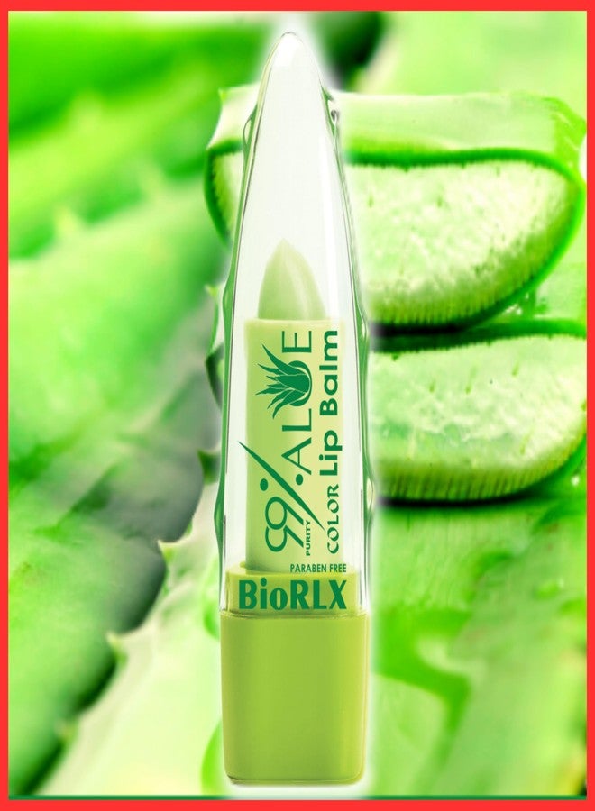 BioRLX 99% Purity Aloe Vera Lip Balm with Color(Tinted (Six Lip Balms - Image 5
