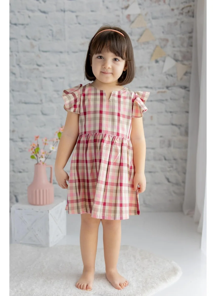 زيلاند Girl's Patterned Woven Dress