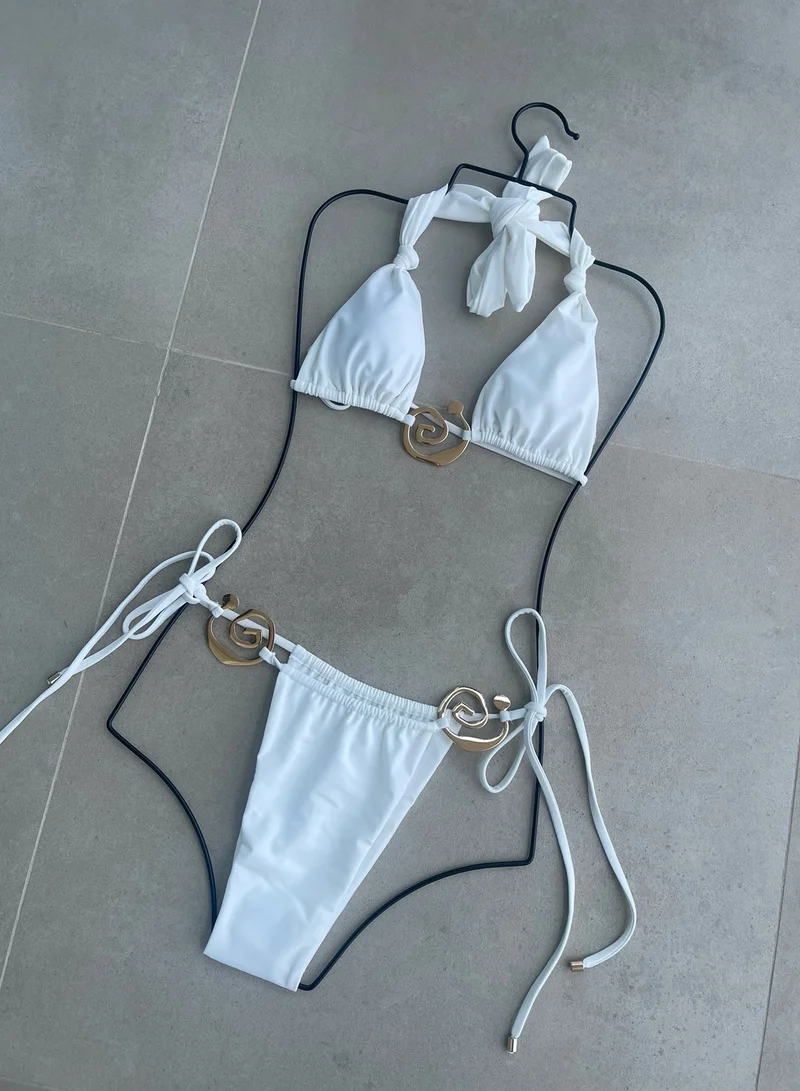 Itty Bitty Kinis Athens Kini White (Bottom)