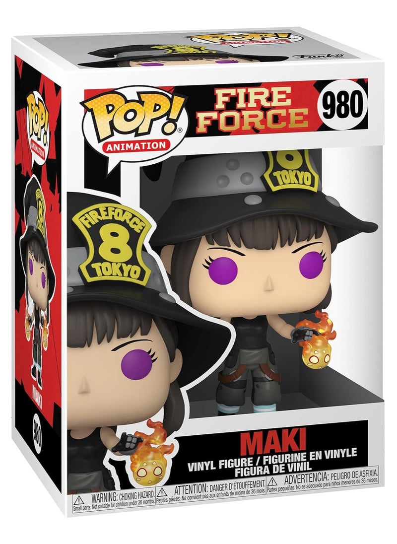 Funko Funko Pop! Animation: Fire Force - Maki Oze - Collectable Vinyl Figure  - Image 1