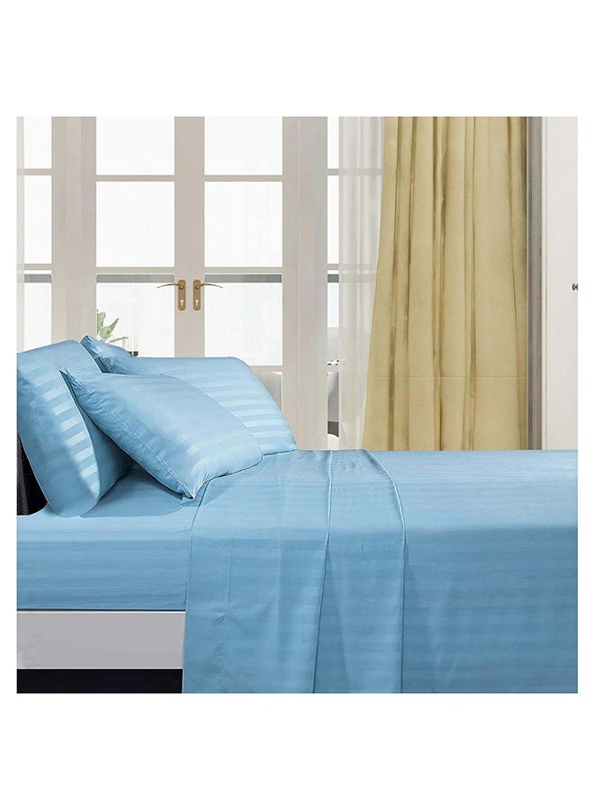 Hotel Collection HOTEL COLLECTION Stripe Single Sky Blue Duvet Cover set with Single Pillow Case 160x220 cm  - Image 3