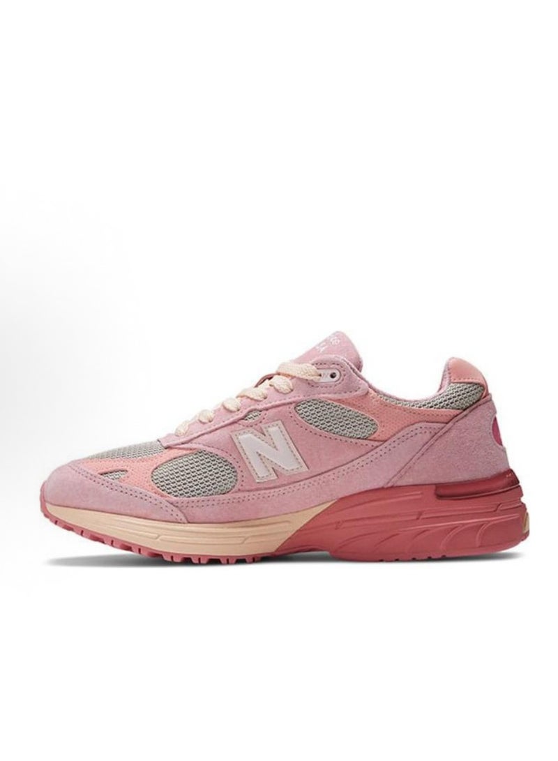 New Balance 993 Casual Athlesiure/Colorblock Sneakers Pink For Men/Women/Students  - Image 1