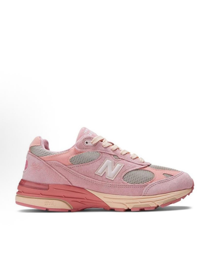 New Balance 993 Casual Athlesiure/Colorblock Sneakers Pink For Men/Women/Students  - Image 2