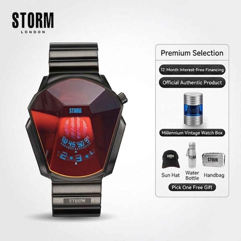 STORM British Imported DARTH Series Men's Watch with Color-Changing Lens and Rotating Dial - Image 2