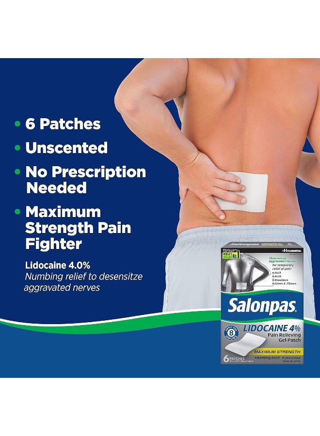 Salonpas Lidocaine 4% Pain Relieving Gel-Patch - Image 4