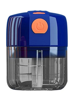 Mini Electric Garlic Chopper Multi-function Food blue
