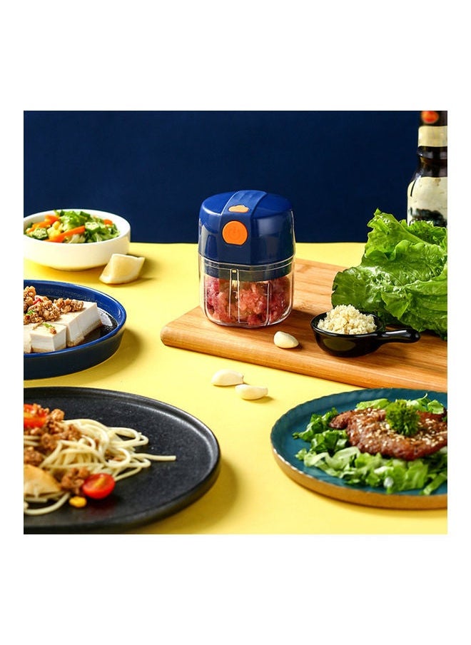 Generic - Mini Electric Garlic Chopper Multi-function Food blue - Image 1