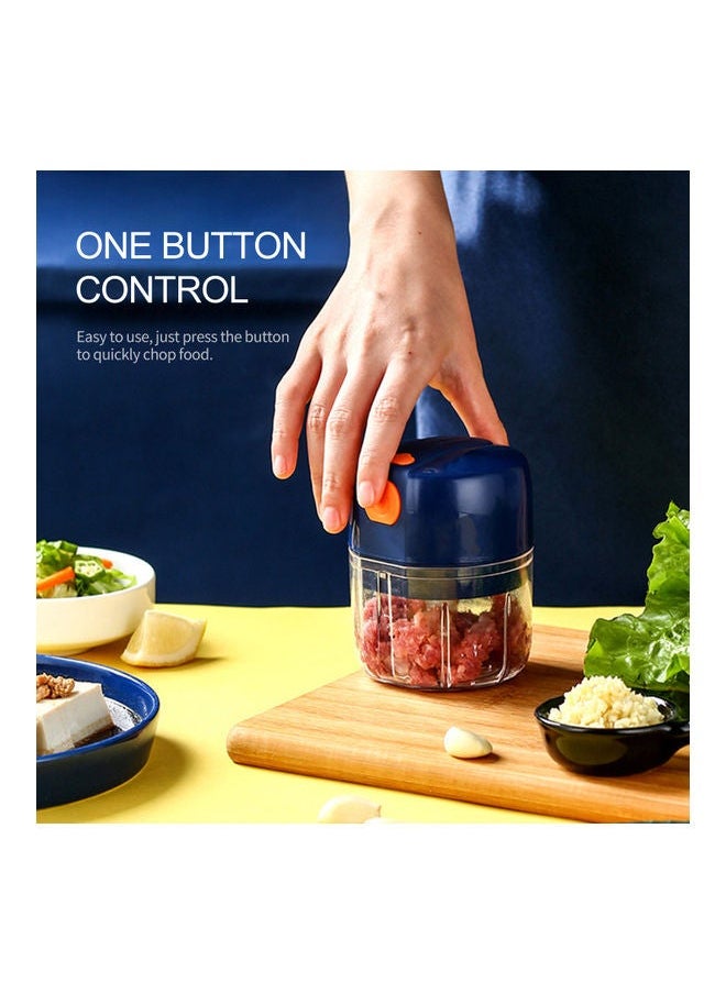 Generic - Mini Electric Garlic Chopper Multi-function Food blue - Image 1