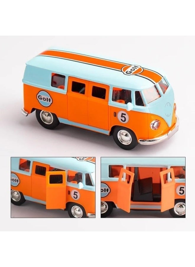 1:36 for Bus Transporter Alloy Diecast Model for Volkswagen T1 Samba Car Present(Random color) - Image 2