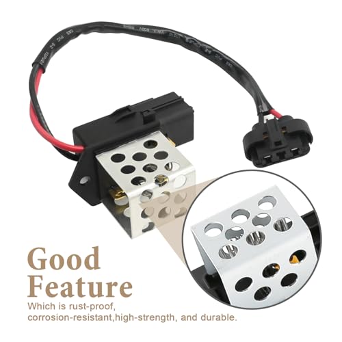 DUZFOREI Car Engine Cooling Fan Resistor, Replacement for Ford Mustang 2005-2010, Replace 7R3Z8L603A 7R3Z-8L603-A, Motor Blower Resistor Radiator Assembly - Image 5