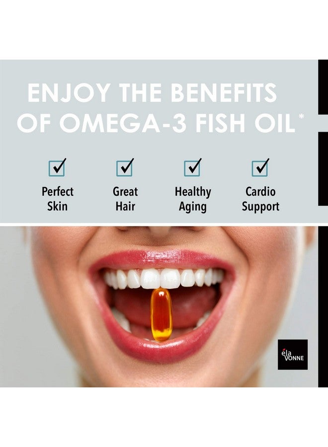 زيت السمك أوميغا-3 النقي من النرويج 2,400 ملغ (90 كبسولة) - مركّز 4X من EPA و DHA، مقطر ثلاث مرات، خالي من التجشؤ، مصيد بري، لصحة الجلد والشعر، المفاصل، وصحة القلب - Image 4