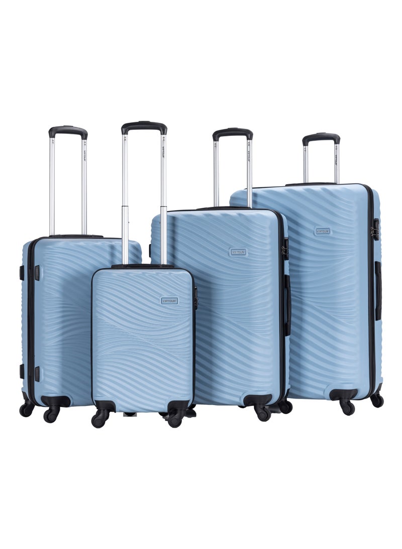 فيبتور مجموعة من 4 حقائب سفر بعجلات ABS مع قفل رقم 20،24،28،32 بوصة - Image 1