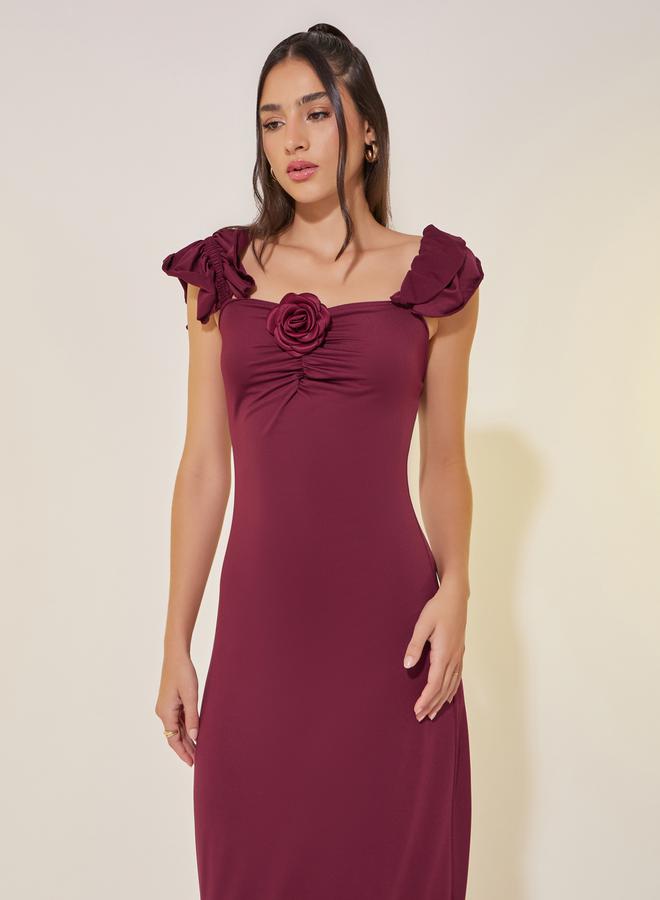 Take Two Rose Detail Dress  - Image 3