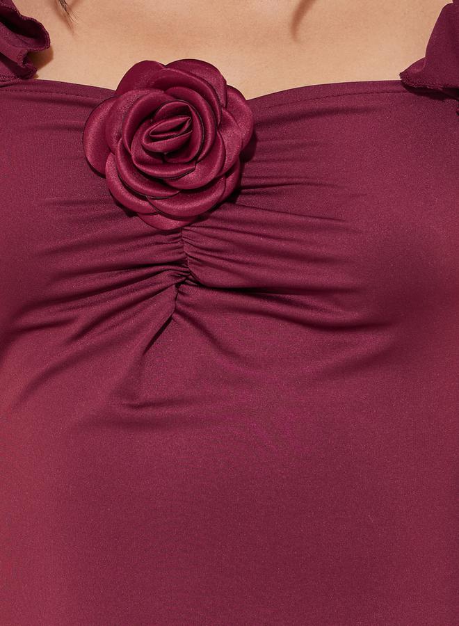 Take Two Rose Detail Dress  - Image 4