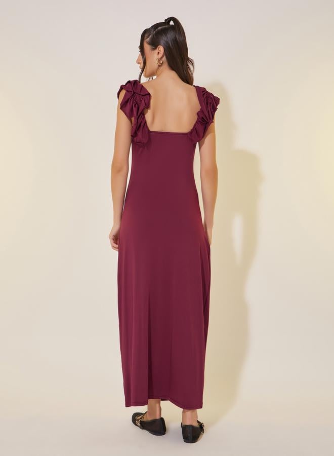 Take Two Rose Detail Dress  - Image 5