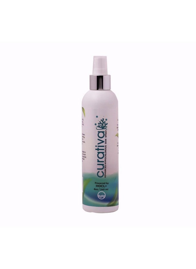 curativa bay skin beautiful - Curativa Bay .02% Hypochlorous Skin Spray Clear Skin Most Effective For Total Skin Health And The Base For All Skin Care. 100% Organic Made In Usa Produces Great Results 8 Oz. - Image 1