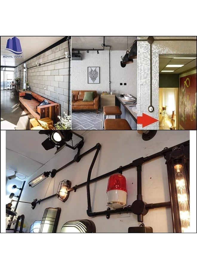 Biella Pack Of 10 Pvc Electrical Conduit Pipe And Fittings Durable, Corrosion-Resistant Solution For Indoor And Outdoor Electrical Wiring And Cabling (Junction 3 Way, 25Mm) - Image 5