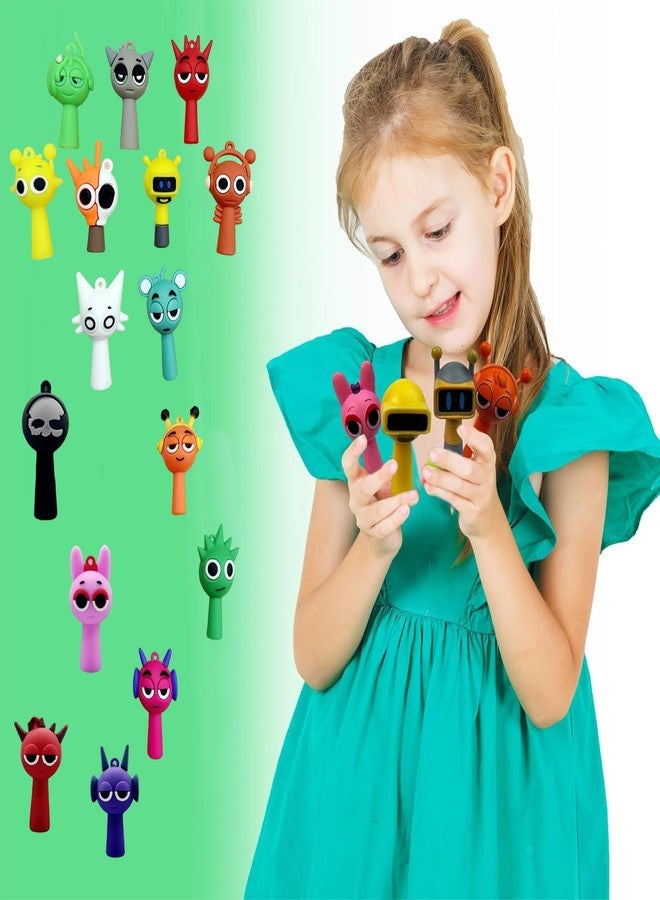 CartHome مجموعة ألعاب سبرونكي من كارت هوم، 17 قطعة، سلاسل مفاتيح سبرونكي مرحة، لعبة سبرونكي قطيفة ملونة، مناسبة لوقت اللعب، أنشطة تعليمية ممتعة، تخفيف التوتر، تنمية الحواس، قطع قابلة للتجميع، حفلات - Image 3