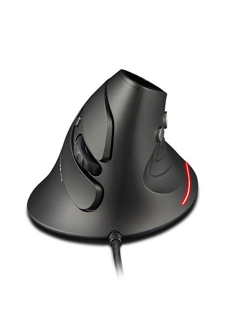 T-30 Wired Optical Mouse Vertical Mouse USB Wired Gaming Mouse 6 Keys Ergonomic Mice with 4 Adjustable DPI for PC Laptop