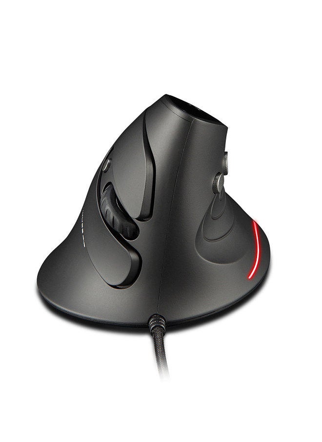 ZELOTES - T-30 Wired Optical Mouse Vertical Mouse USB Wired Gaming Mouse 6 Keys Ergonomic Mice with 4 Adjustable DPI for PC Laptop - Image 1