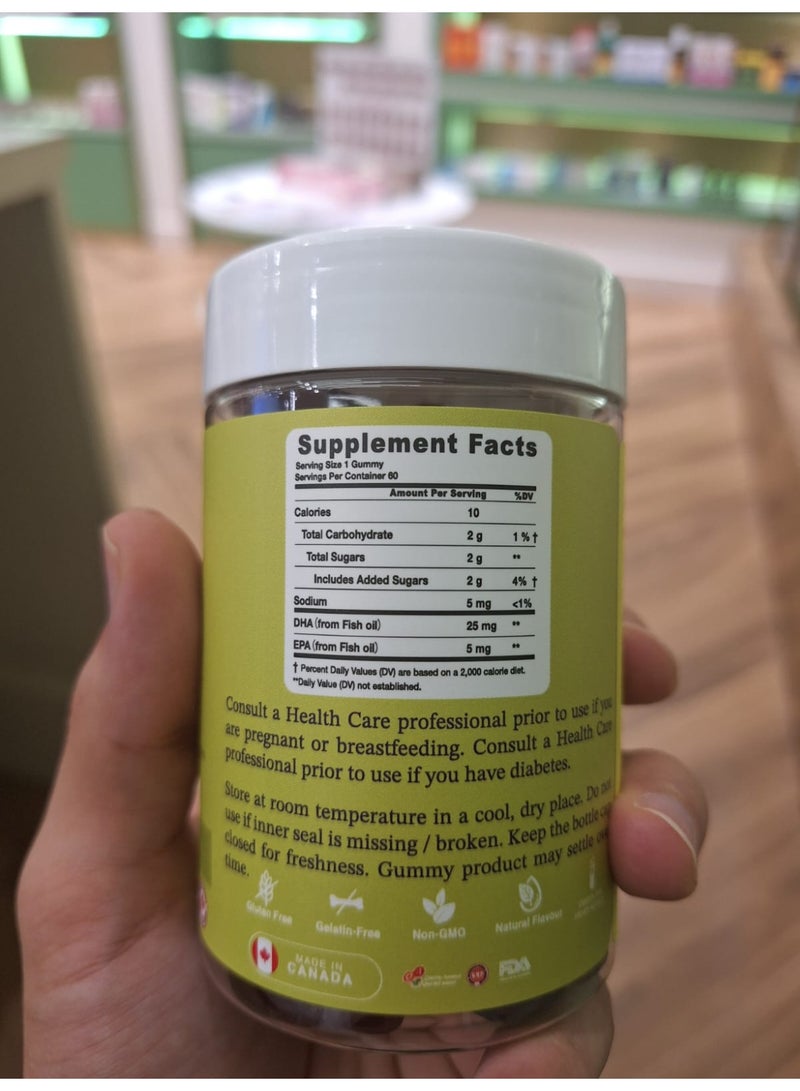 PLC Omega 3 60 Gummies - Image 3