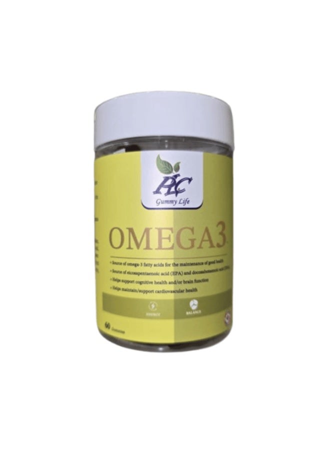 PLC Omega 3 60 Gummies - Image 4