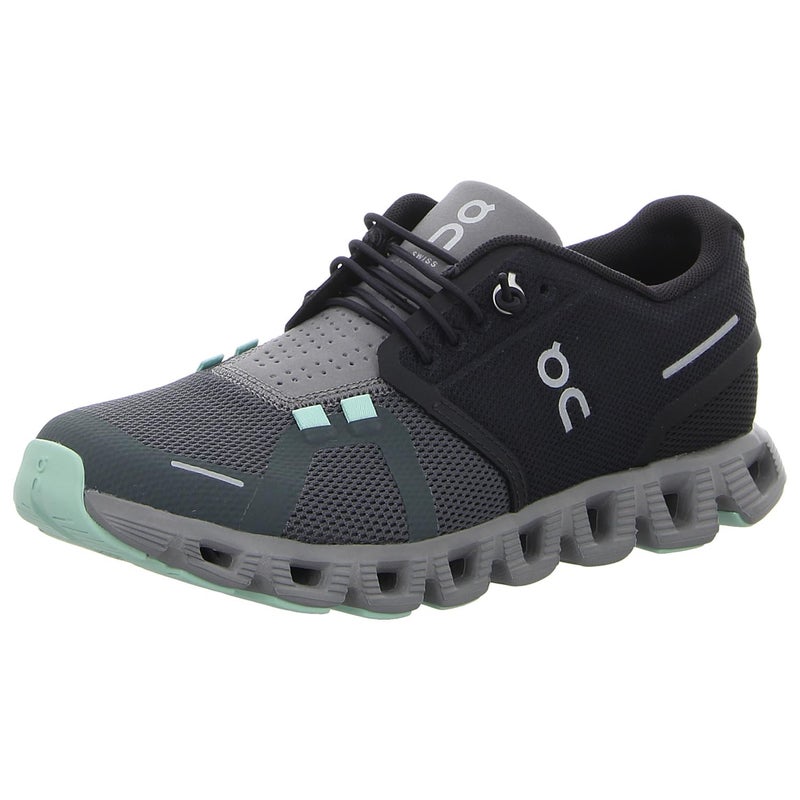 On Womens Cloud 5 Textile Synthetic Black Lead Trainers 8.5 US - Image 5