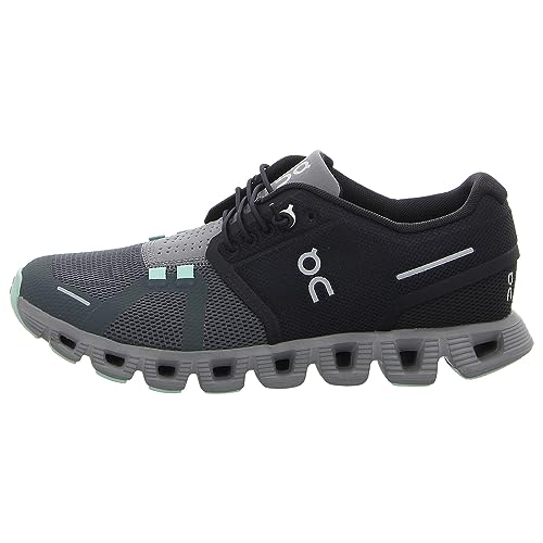 On Womens Cloud 5 Textile Synthetic Black Lead Trainers 8.5 US - Image 2