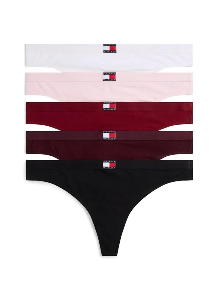 TOMMY HILFIGER 5 Pack Of Logo Thongs