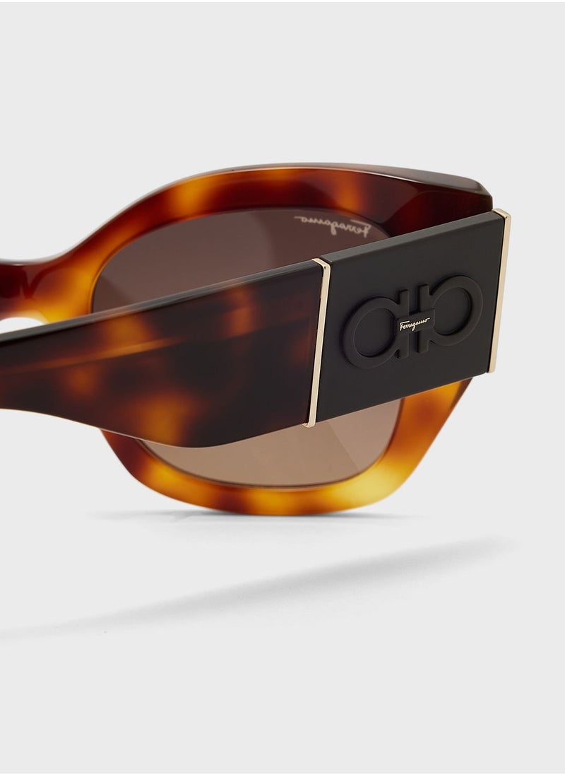 Modified Rectangle Shape Sunglasses