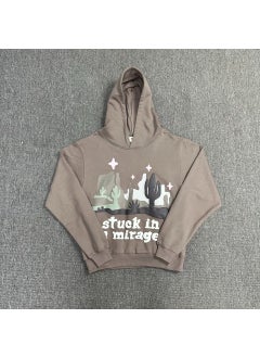 Broken Planet Foam Letter Hoodie Sweatpants Set Bp-h212 sweatshirt: gray