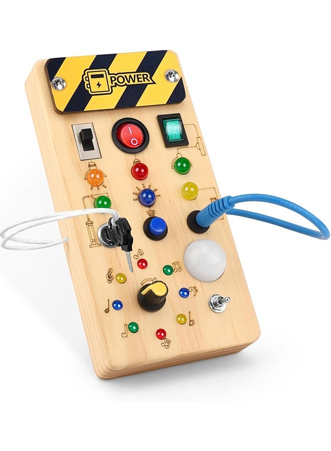 general Busy Board Toys Montessori Toys Sensory Board for Fine Motor Skill Toddler Busy Board Toddler Travel Toys Pre-Kindergarten Toys for Boys and Girls - Image 1