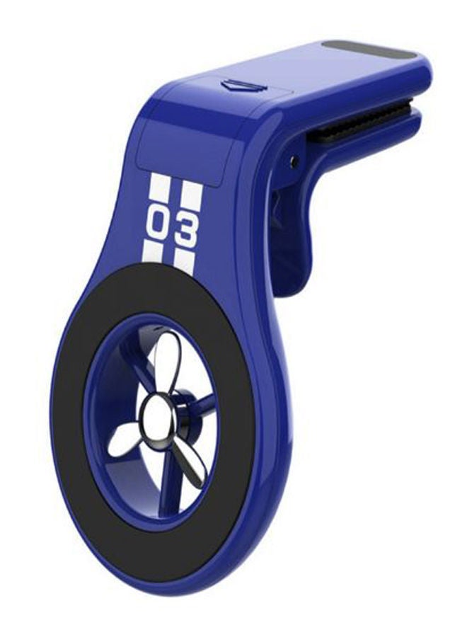 NIBEMINENT Scented Car Bracket Mobile Phone Holder Blue/Black/White  - Image 1