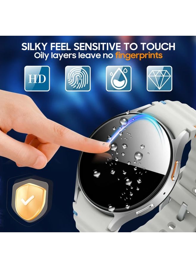 4Pcs Tempered Glass Screen Protector For Galaxy Watch5 44mm 9H Hardness - Image 2
