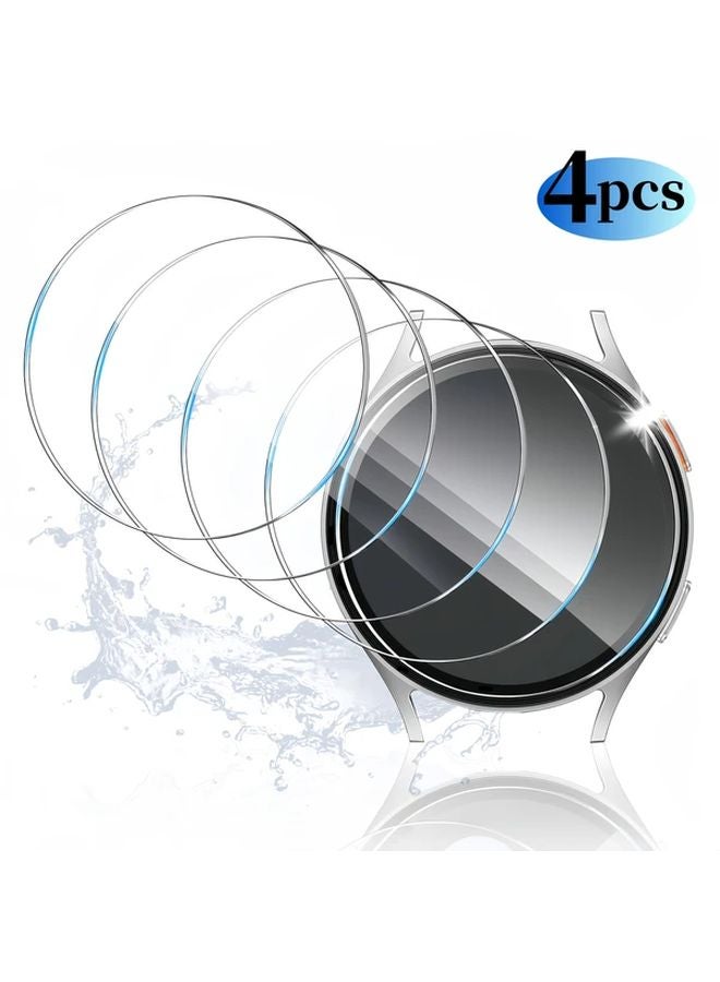 4Pcs Tempered Glass Screen Protector For Galaxy Watch5 44mm 9H Hardness - Image 1