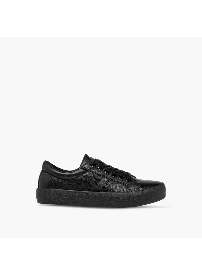 MISSY Women Panelled Sneakers with Lace-Up Closure