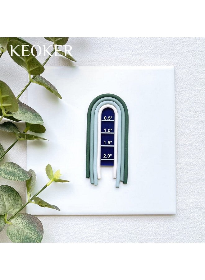 Keoker Polymer Clay Acrylic Rainbow Arch Guide Set 3 Size For Polymer Clay Earrings Polymer Clay Earrings Jewerlry Supplies Polyemr Clay Earings Tools - Image 3