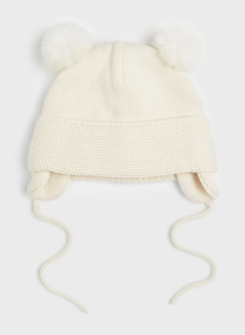H&M Infant Fleece-Lined Beanie With Earflaps