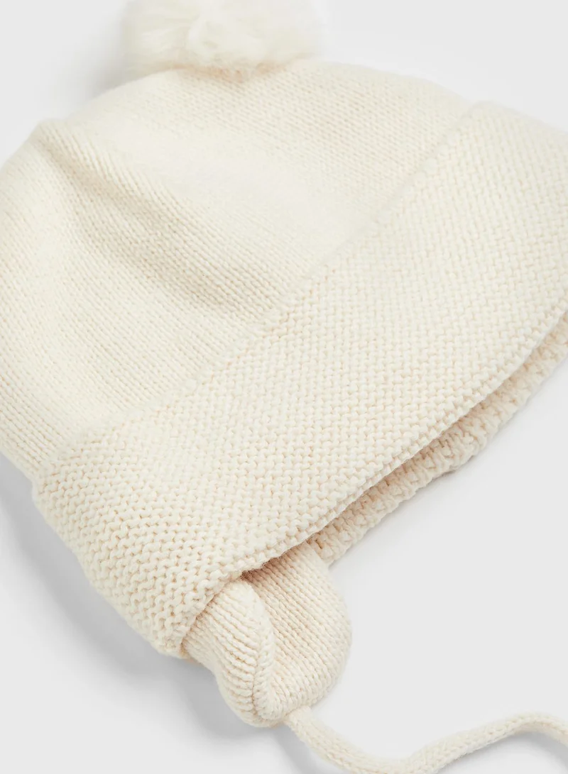 H&M Infant Fleece-Lined Beanie With Earflaps