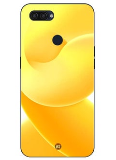 Service Zone Protective Printed Mobile Cover Yellow Pattern For Oppo A12 2020 