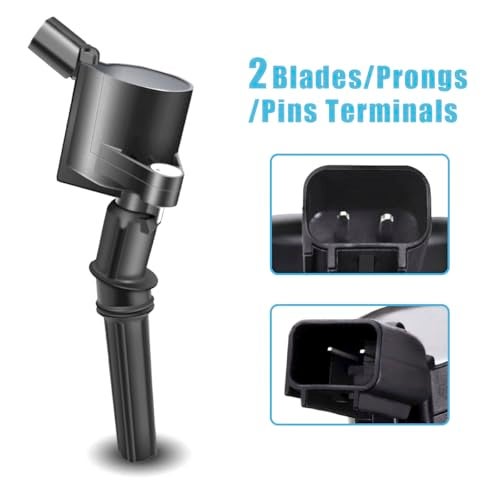 MAS Set of 10 Ignition Coils Pack DG508 & Motorcraft Platinum Spark Plugs SP479 Compatible with Ford E350 E450 F250 F350 F450 F550 Econoline Super Duty F53 6.8L V10 DG457 3W7Z-12029-AA - Image 4